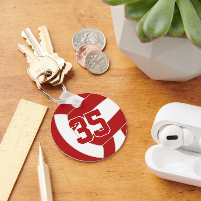 Chaveiro encomendas em massa de festas de vôlei branco-simp (Mesa)