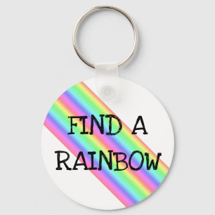 Chaveiro Encontre um Rainbow Day April Holiday Key Chain