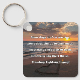 Chaveiro Encorajamento de Cotação Positiva da Força Empath