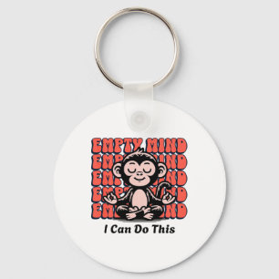 Chaveiro Encorajamento de Macaco Meditando, Meditação de Yo