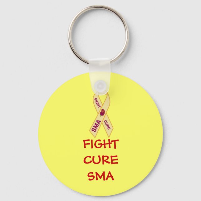 Chaveiro END-SMA-pin, FIGHTCURESMA (Frente)