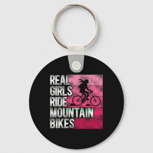 Chaveiro Enduro Mtb Mountain Bike Pilotando Abaixo Garota R