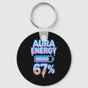 Chaveiro Energia Aura 67 Meme Sorvete Gotejamento 6 7 Diver