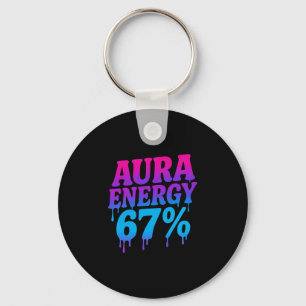 Chaveiro Energia Aura Em 67 Meme Divertido Seis Sete Aura F