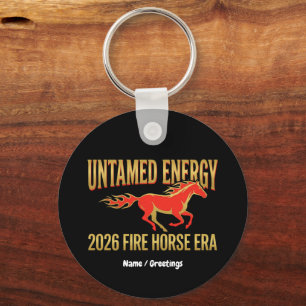 Chaveiro Energia Indomável Ano do Cavalo de Fogo 2026 Ano N