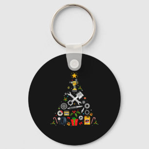 Chaveiro Enfeite de Natal Mecânico de Árvore na Oficina Mec