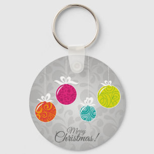 Chaveiro Enfeites bonitos e coloridos de Natal