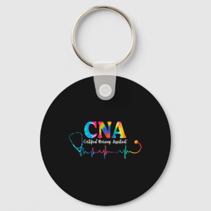 Chaveiro Enfermagem Certificada Istant Tie Dye Cna Enfermei