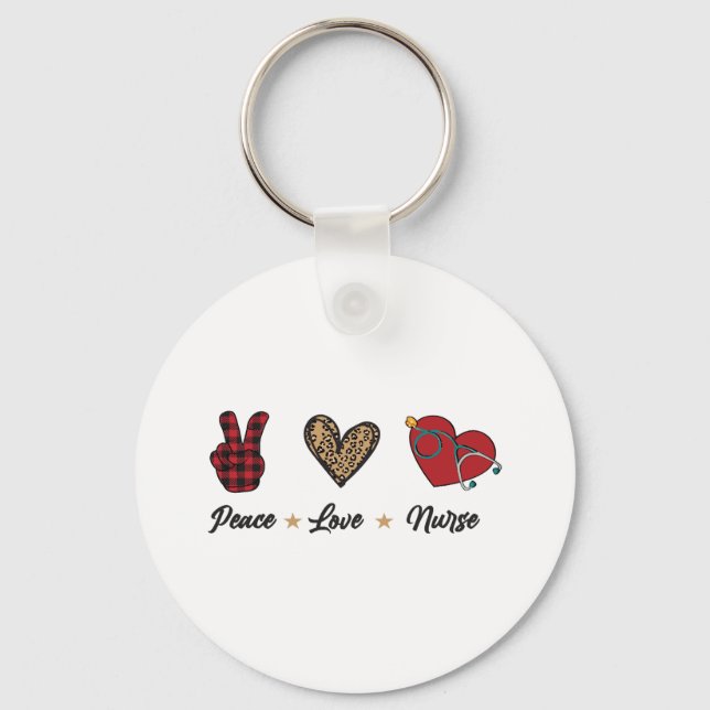 Chaveiro Enfermagem do Amor pela Paz (Frente)