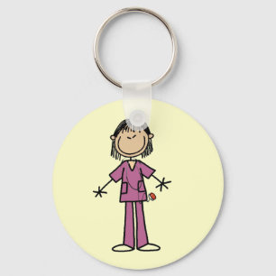 Chaveiro Enfermeira asiática de punho feminino