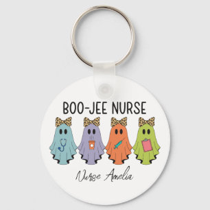 Chaveiro Enfermeira Boo-Jee Halloween Fantasma Personalizad