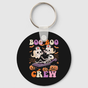Chaveiro Enfermeira de Boo Halloween Ghost Skeleton Enferme