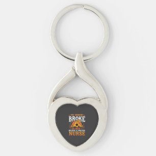 Chaveiro Enfermeira de Diálise de Halloween Engraçada Desen