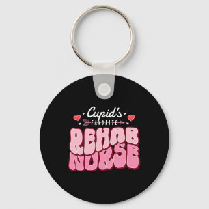 Chaveiro Enfermeira de Reabilitação Favorita do Cupido Dia