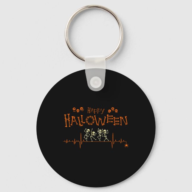 Chaveiro Enfermeira do Doutor Feliz Halloween (Frente)