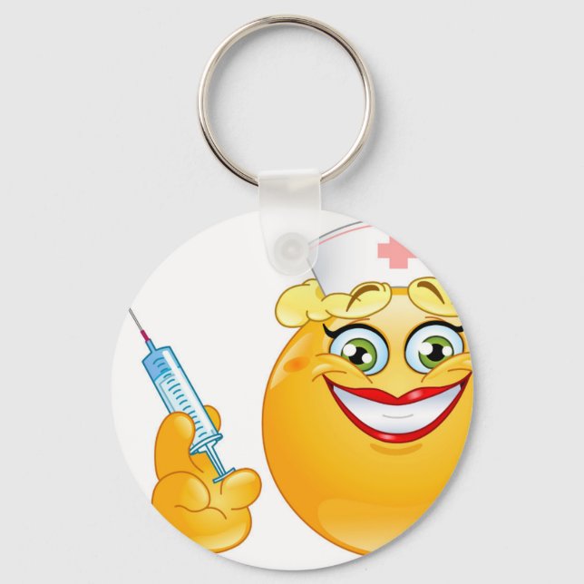 Chaveiro enfermeira emoji (Frente)