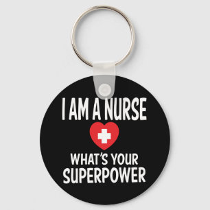 Chaveiro Enfermeira Engraçada - LPN, RN, Enfermagem, Enfer