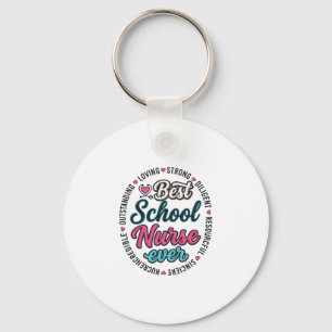 Chaveiro Enfermeira Escolar Sempre Camisa de Desenho de Gra