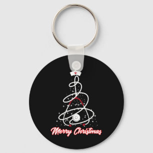 Chaveiro Enfermeira Feliz de Natal Shirt Yuletide