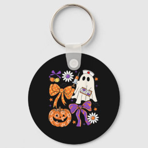 Chaveiro Enfermeira Floral Preppy Boho Ghost Coquette Arco