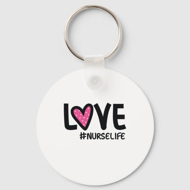 Chaveiro Enfermeira Gift Love Nurselife (Frente)