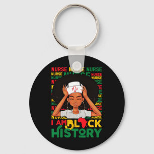 Chaveiro Enfermeira Mulher Negra Afro Retro Mês da História