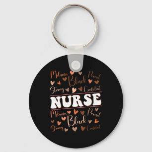 Chaveiro Enfermeira Negra Que Faz História Mês Nu Africano 