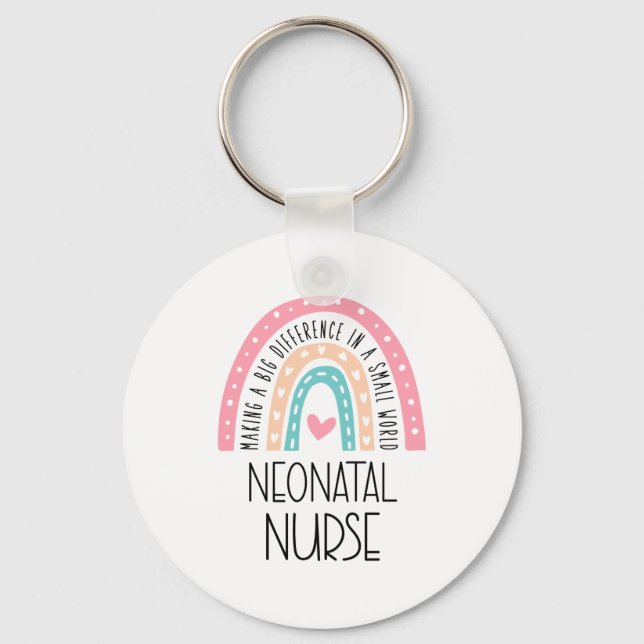 Chaveiro Enfermeira neonatal - Ideias (Frente)