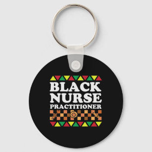 Chaveiro Enfermeira Praticante Negra Bhm Afro-Americana Mel