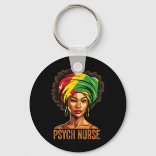 Chaveiro Enfermeira Psiquiátrica Afro Afro-Americana Histór