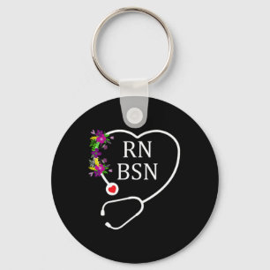 Chaveiro Enfermeira Registrada Rn Bsn Enfermagem Estetoscóp