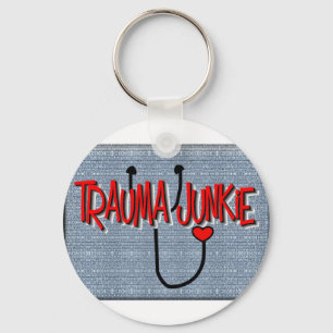 Chaveiro Enfermeira Trauma Junkie Presente