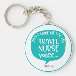 Chaveiro Enfermeira Viagem personalizada e engraçada Chavei