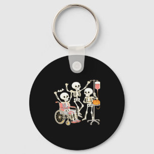Chaveiro Enfermeiro Skeleton Dia de as Bruxas engraçado Hea