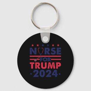Chaveiro Enfermeiros Para Trump 2024 America Stars Flag Str