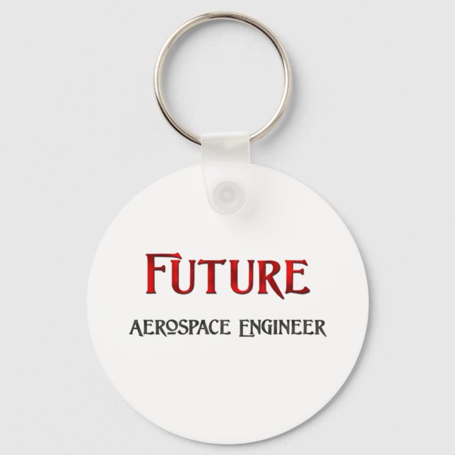 Chaveiro Engenheiro Aeroespacial Futuro (Frente)