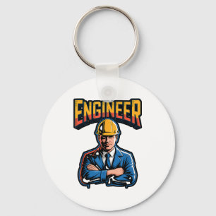 Chaveiro Engenheiro em Letras Gregas Humor Nerd Stem 