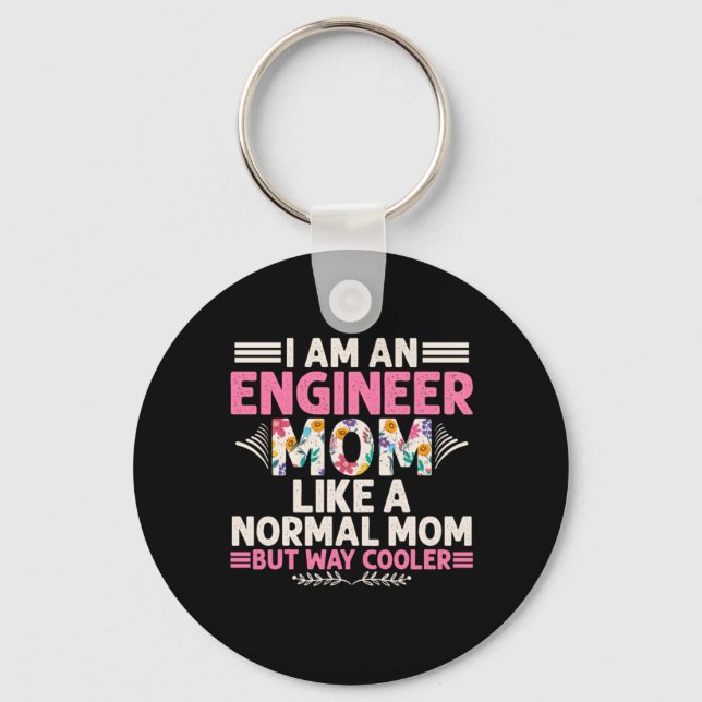 Chaveiro Engenheiro Eu Sou Uma Mãe Engenheiro (Frente)