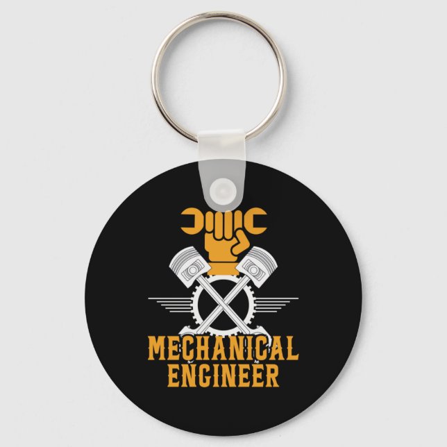 Chaveiro Engenheiro mecânico do engenheiro (Frente)