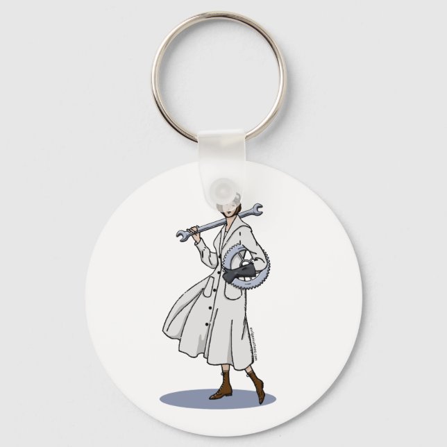 Chaveiro Engenheiro Steampunk (Frente)