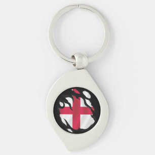 Chaveiro England Ripped Flag
