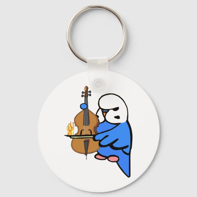Chaveiro English Budget Plays Bass Cello (Frente)