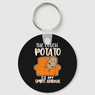 Chaveiro Engraçado, A Batata De Couro É Meu Animal Espiritu