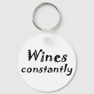 Chaveiro Engraçado aniversário cita presentes de vinho chav