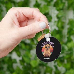 Chaveiro Engraçado Apoio Emocional Animal Capybara Lover Gi