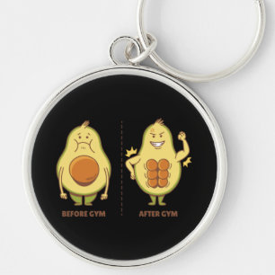 Chaveiro Engraçado Avocado, Bonita Fruta Memória