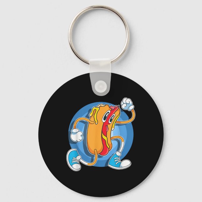 Chaveiro Engraçado Cachorro Quente Engraçado Cachorro Quent (Frente)