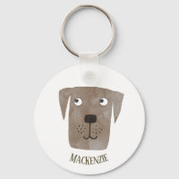 Engraçado Chocolate Labrador Cachorro de Retriever