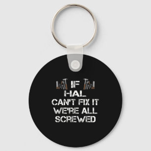 Chaveiro Engraçado Citação do Homem-Letra Hal Gift Personal