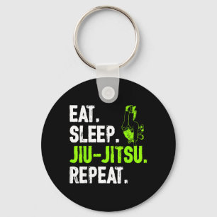 Chaveiro Engraçado Comer Dormir Jiu Jitsu Repetir Brasileir